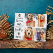 ペットの思い出を永く記憶に留める、世界に一つだけのペットメモリアルフォト フォトプラーク (側面)