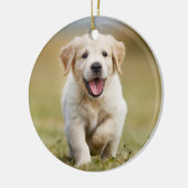 ペットの思い出を称える名言をカスタマイズ セラミックオーナメント (左)