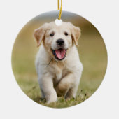 ペットの思い出を称える犬の名言をカスタマイズ セラミックオーナメント (正面)