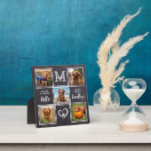 ペットの思い出を記念したオリジナル写真コラージュ フォトプラーク (インサイチュ)