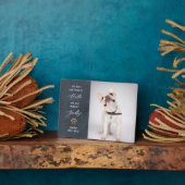 ペットの思い出 オーダーメイド ペットロス フォト コラージュ フォトプラーク (側面)