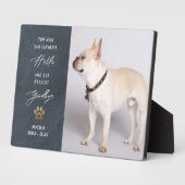 ペットの思い出 オーダーメイド ペットロス フォト コラージュ フォトプラーク (側面)