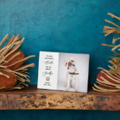 ペットの思い出 オーダーメイド ペットロス フォト コラージュ フォトプラーク (側面)