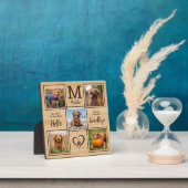 ペットの思い出 オーダーメイド 5枚の写真 フォトプラーク (インサイチュ)