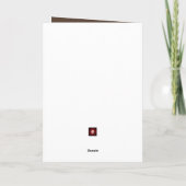 ペットの悔やみや弔慰で犬のデラックスカードを紛失 カード (裏面)