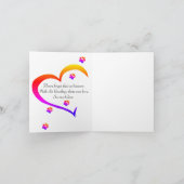 ペットの悔やみや弔慰グリーティングカードの紛失 サンキューカード (内部)