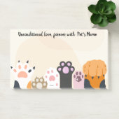 ペットの愛人の投稿ノートをカスタマイズする ポストイット (オフィス)