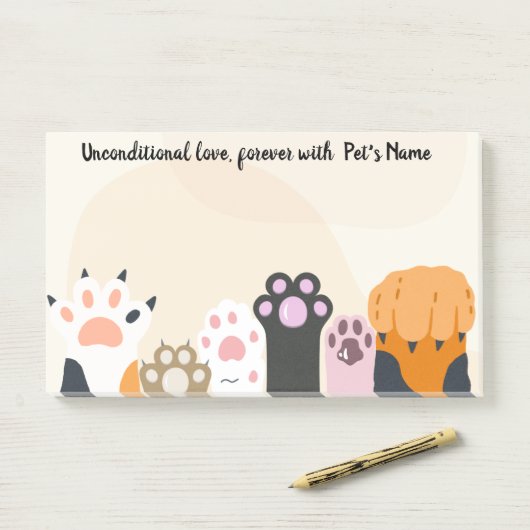 ペットの愛人の投稿ノートをカスタマイズする ポストイット (デスク)