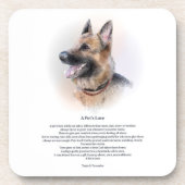 ペットの愛詩歌のコレクター コースター (正面)