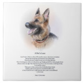 ペットの愛詩歌のコレクター タイル (正面)