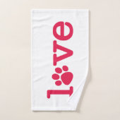 ペットの愛 バスタオルセット (ハンドタオル)