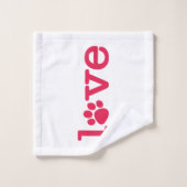 ペットの愛 バスタオルセット (ウォッシュタオル)