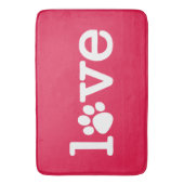 ペットの愛 バスマット (正面縦)