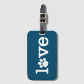 ペットの愛 ラゲッジタグ (正面縦)