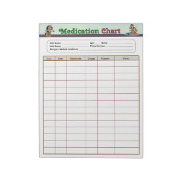 ペットの投薬 ノートパッド