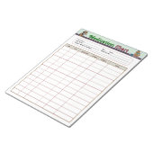 ペットの投薬 ノートパッド (アングル)