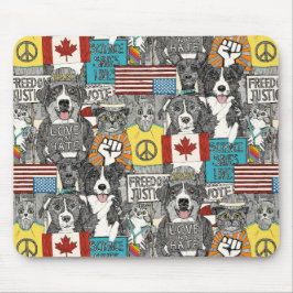 ペットの抗議 マウスパッド