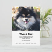 ペットの損失ありがとうお見舞いカード サンキューカード (スタンド正面)