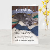 ペットの損失のための悔やみや弔慰カード カード (黄色い花)