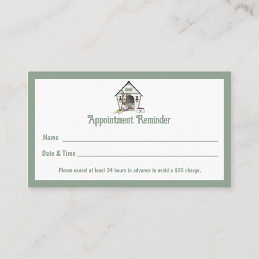 ペットの搭乗 名刺 (裏面)