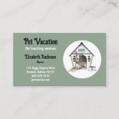 ペットの搭乗 名刺 (正面)