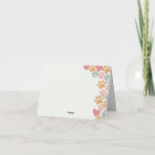 ペットの救助感謝の支持者 サンキューカード (裏面)