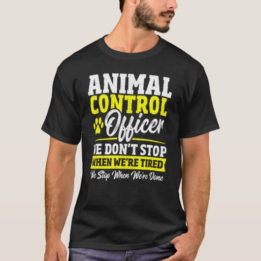 ペットの救助用動物管制官4 Tシャツ (正面)