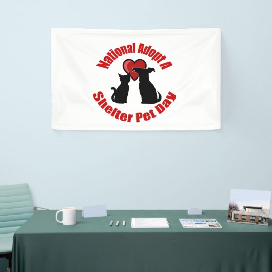 ペットの日を保護する 横断幕 (トレードショー)