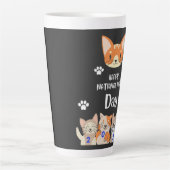 ペットの日ユニークお祝い2025年2月20日 カフェラテマグ (正面)