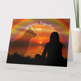 ペットの死のお悔やみカード カード