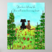 ペットの死のお悔やみポスター ポスター (正面)