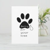 ペットの死を悼むカード 哀悼の意を表す (スタンド正面)