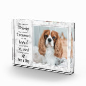 ペットの死を記念したペットのお悔やみ フォトブロック (右)