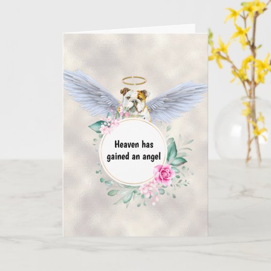 『ペットの死』 カード (黄色い花)