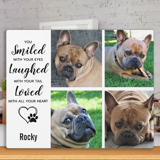 ペットの死 贈り物 - 犬の追悼 記念品 ペットの哀悼 フォトプラーク