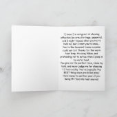 ペットの爬虫類からのユーモアあふれるヘビの誕生日メッセージ カード (内部)