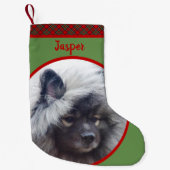 ペットの犬か猫 スモールクリスマスストッキング (正面)