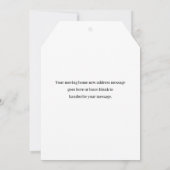 ペットの犬の写真 新しい住所 お引越しのお知らせ (裏面)