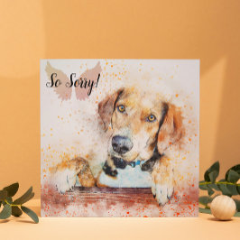 ペットの犬の喪失 カード