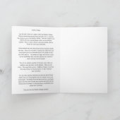 ペットの犬 猫 レインボーブリッジ 追悼 カード (内部)