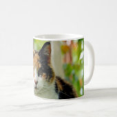 ペットの猫の写真をコーヒーマグに追加 コーヒーマグカップ (正面右)