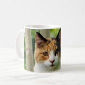 ペットの猫の写真をコーヒーマグに追加 コーヒーマグカップ (正面左)