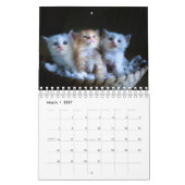 ペットの猫の写真を作る2025 2ページのカレンダー カレンダー (3月 2027)