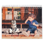 ペットの猫の写真を作る2025 2ページのカレンダー カレンダー (カバー)