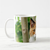 ペットの猫の写真を入れたマグカップ コーヒーマグカップ (左)