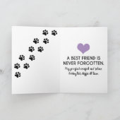 ペットの猫弔い |今後のハート カード (内部)