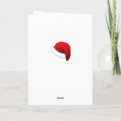 ペットの猫犬のクリスマスカード シーズンカード (裏面)