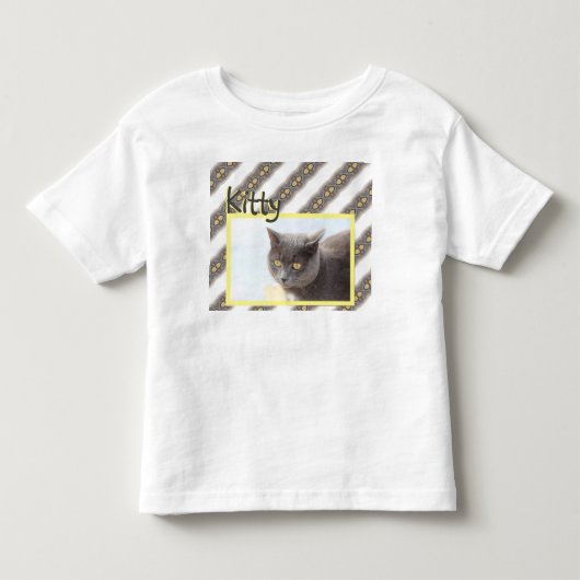 ペットの猫用シャツを作りなさい トドラーTシャツ (正面)
