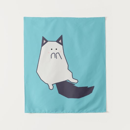 ペットの猫 タペストリー (正面)