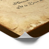 「ペットの祈りの言葉」メモリアル詩のパチメントポスター ポスター (角)